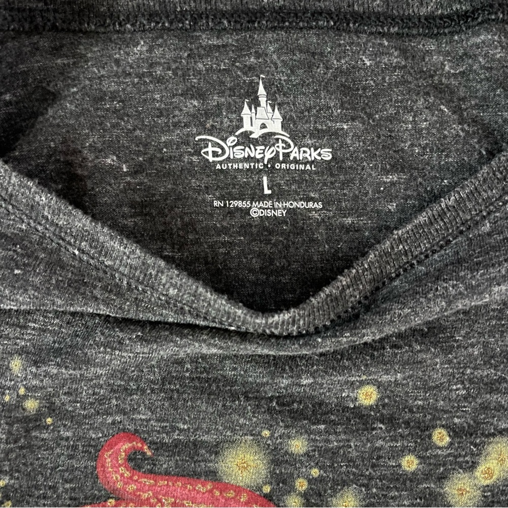 Disney Black/Graphite Sparkly Ariel Graphic Tee - Picture 2 of 11